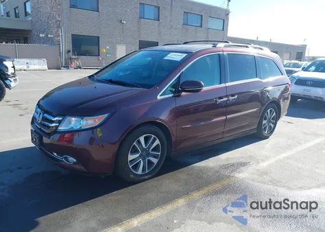2014 Honda Odyssey Touring/Touring Elite из США, поврежденный, VIN 5FNRL5H91EB021950